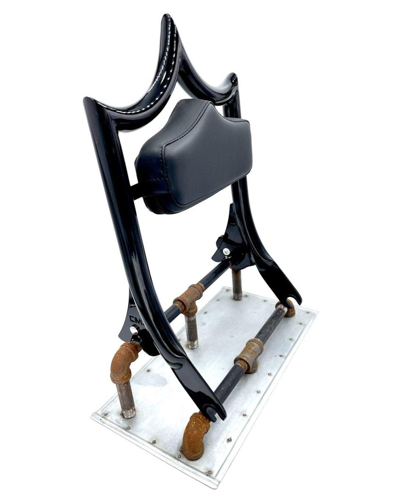 Glossy Black El Rey Harley Davidson Backrest