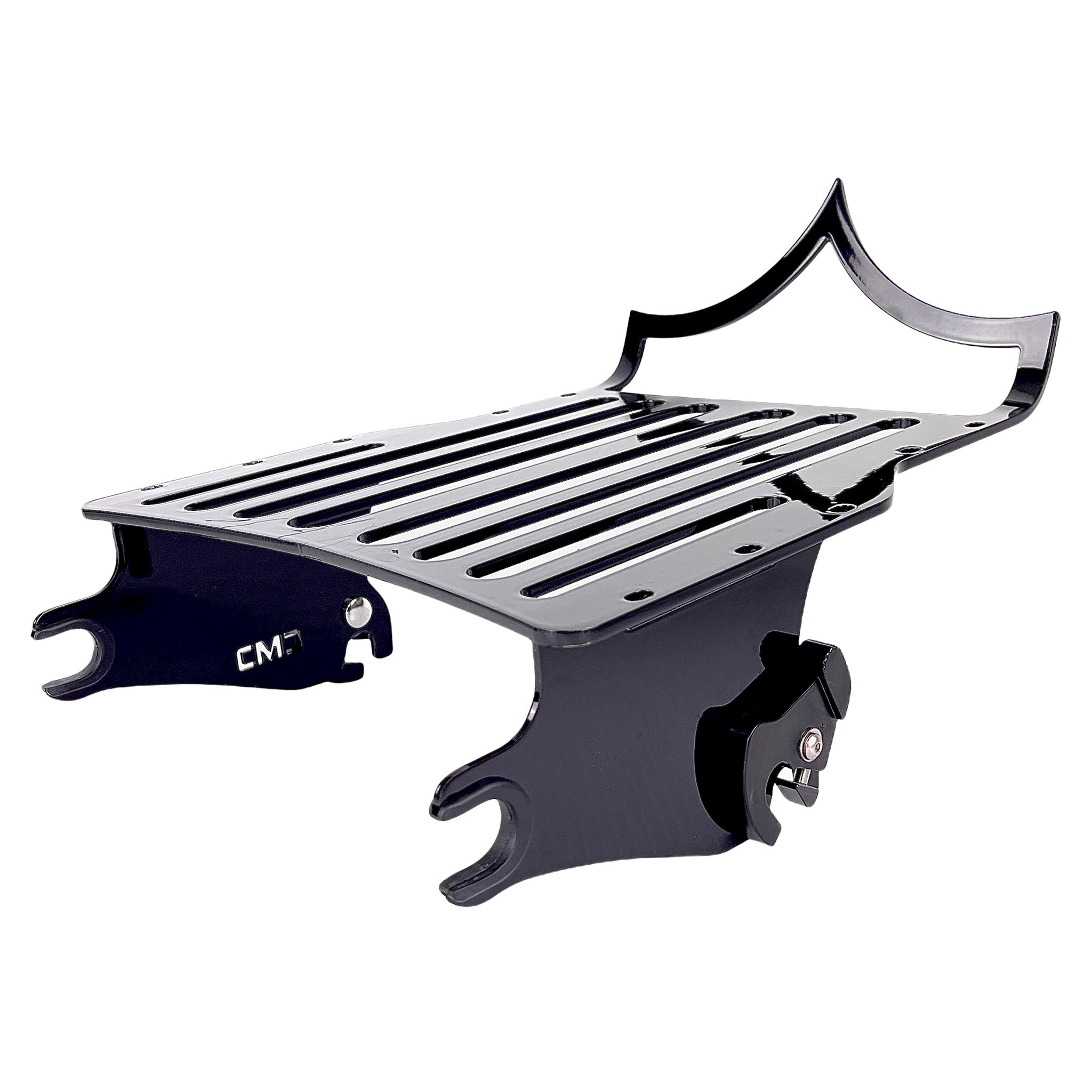 CMC LUGGAGE RACK “KING ME” GLOSS BLACK (2009-2023 Touring) – CMC