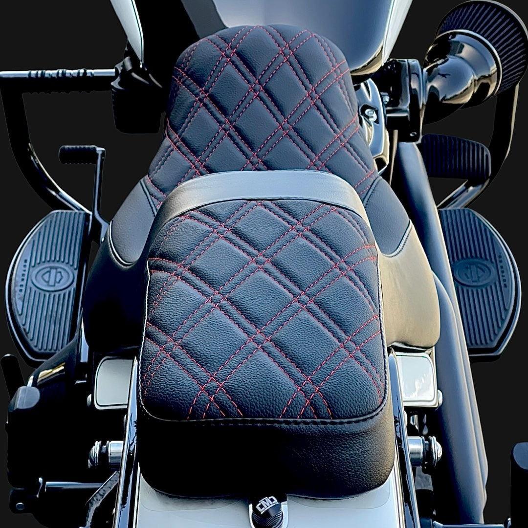 CMC Level-Up Touring 2Up Seat '08-'23 (Black Double Diamond) – CMC  Motorsports